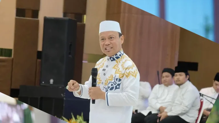 Ustaz Das'ad latif saat memberikan tausiah