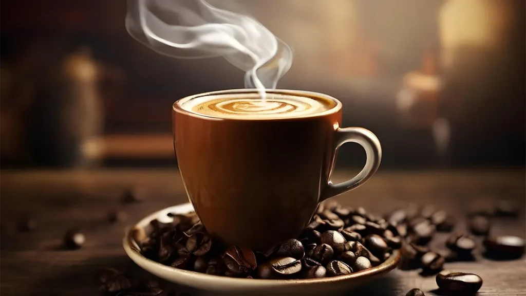 Ilustrasi. Secangkir kopi hangat