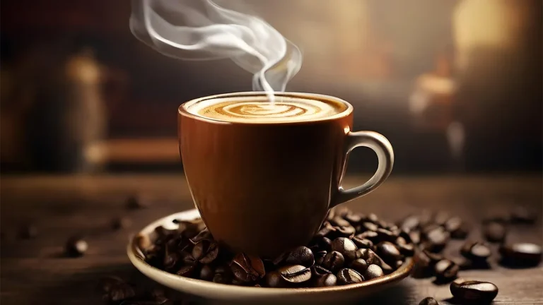 Ilustrasi. Secangkir kopi hangat